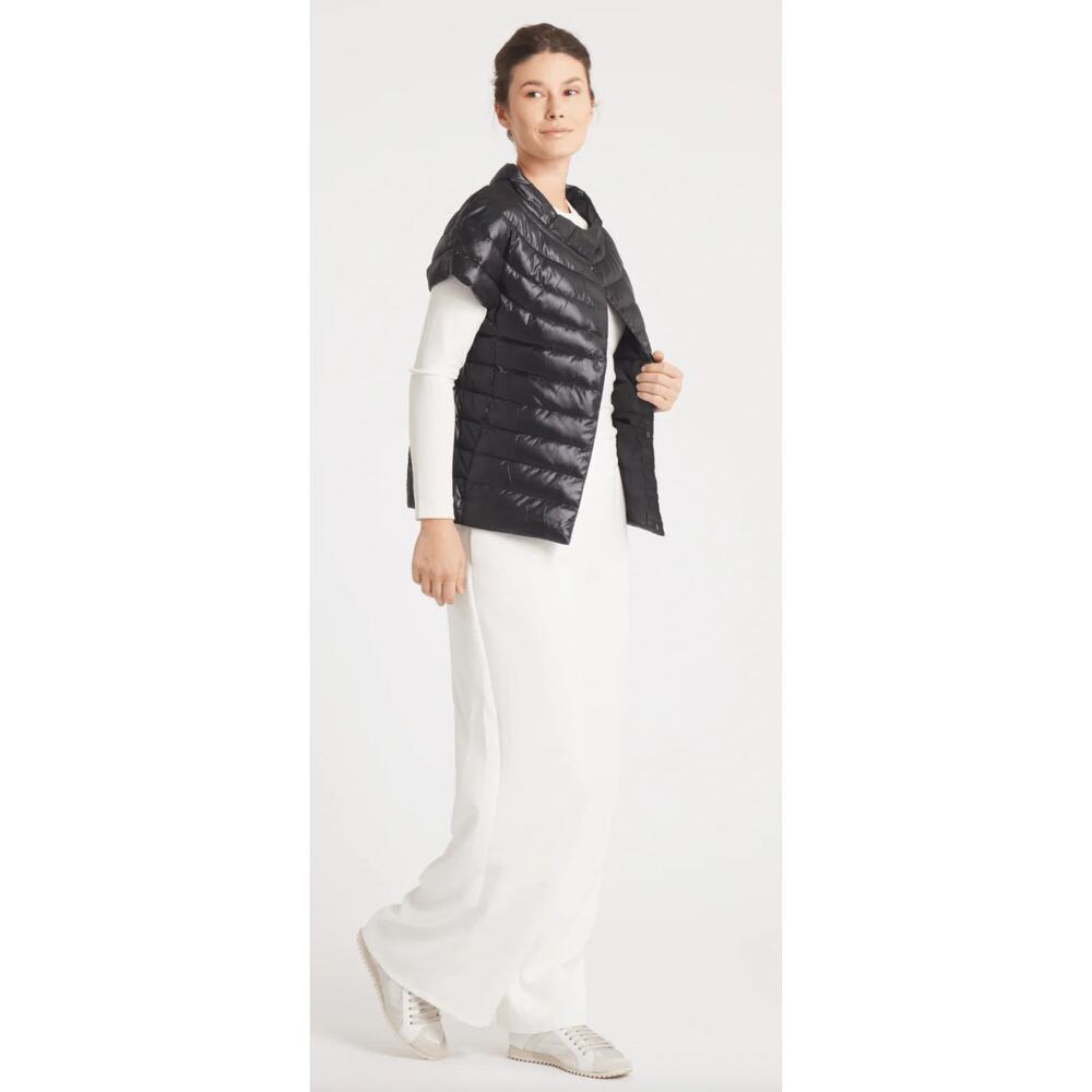 Cotes Of London St Barts Down Puffer Vest Midnight Black Womens Size XXL New - Picture 2 of 15